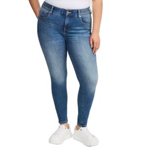 Torrid Bombshell Skinny Jeans‎ Women's Size 24R Classic Blue Premium Stretch